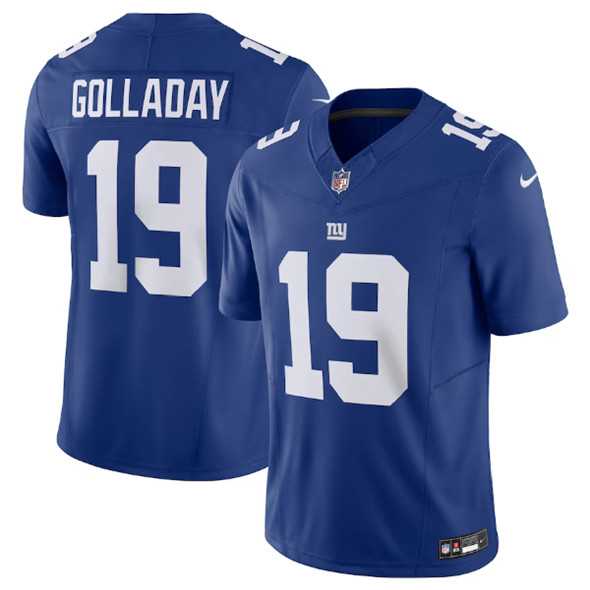 Men & Women & Youth New York Giants #19 Kenny Golladay Blue 2023 F.U.S.E. Vapor Untouchable Limited Stitched Jersey->new york giants->NFL Jersey